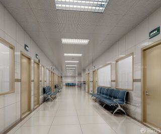 最新现代医院室内集成吊顶灯装修效果图片