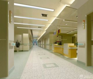 最新现代医院走廊吊顶装修效果图