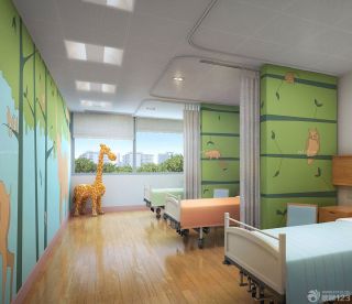 儿童医院病房装潢设计效果图