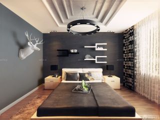 家装卧室床头背景墙装修设计效果图片欣赏
