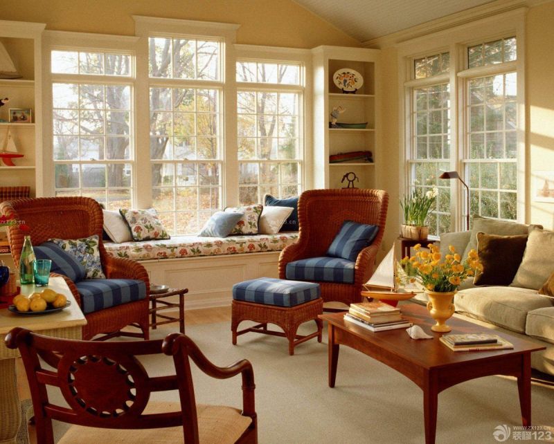 40平米小户型美式乡村装修图