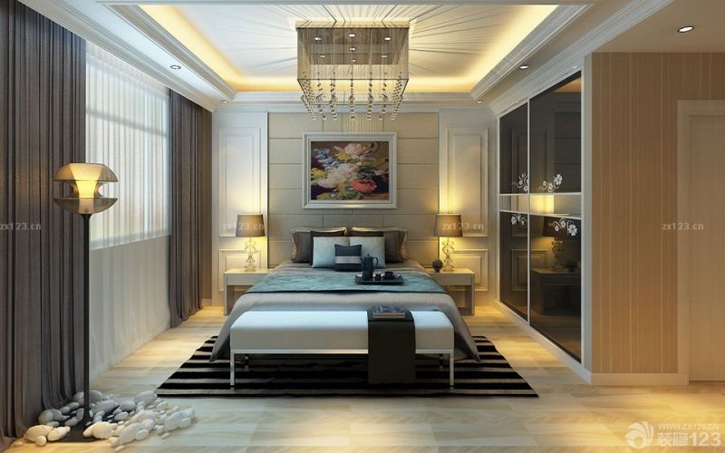 现代风格卧室装修设计效果图片欣赏