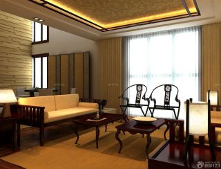 中式家装风格80平米三室一厅小户型装修效果图