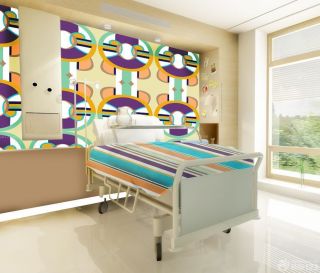 医院病房背景墙设计效果图片欣赏 