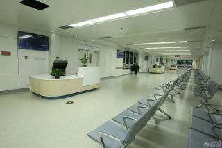 大型现代医院大厅等候椅装修效果图片