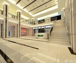 大型医院大厅地板砖装修效果图片欣赏