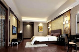 古典欧式风格90平米两室一厅卧室装修效果图