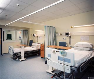 现代医院病房装修效果图
