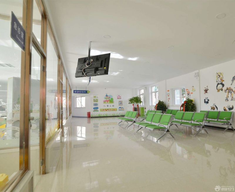 现代医院大厅装修效果图集