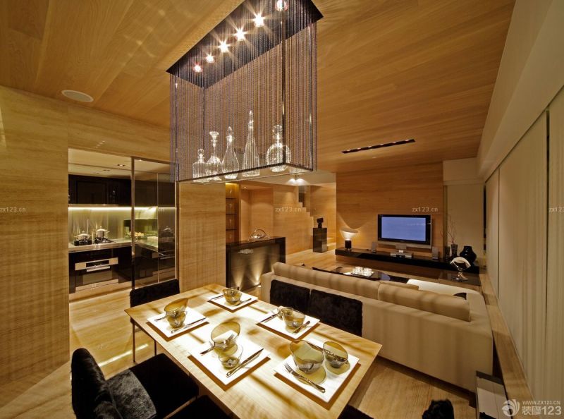 现代家装家庭客厅装修效果图片
