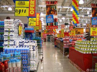 大型超市门店走廊装修效果图片