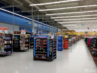 超市门店超市货架装修效果图