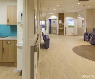 大型医院走廊装修效果图片 