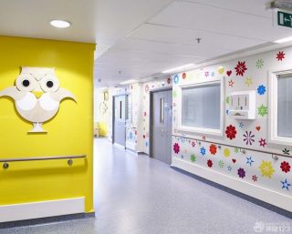 儿童医院走廊装修效果图
