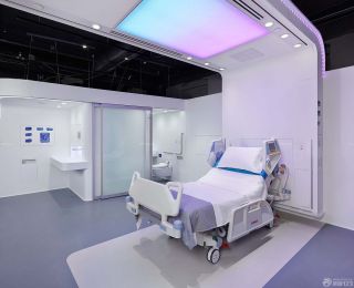 现代医院装修病房室内设计效果图