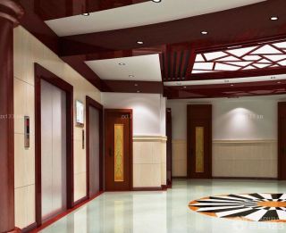 最新中医医院大厅设计装修效果图片