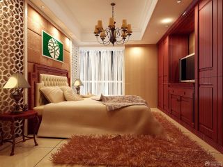 古典主义风格80平米的房子卧室装修图