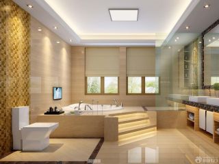 200平米房子浴室装修效果图片
