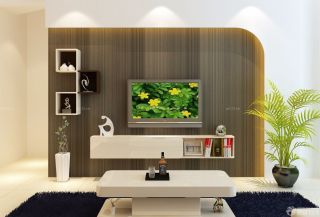 60平米房子电视背景墙设计装修效果图