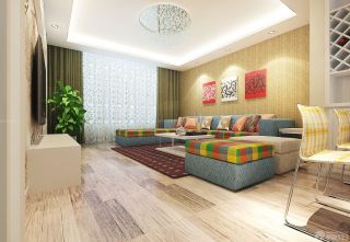 80平方的房子客厅沙发颜色搭配装修图