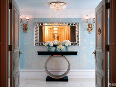 美式-90㎡-美式风效果图