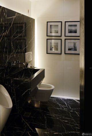 80平小户型卫生间墙面装修设计效果图片