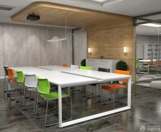 50平办公室最新室内装修设计图