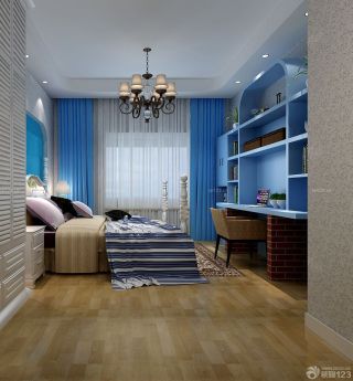 地中海70平米小户型卧室装修设计效果图