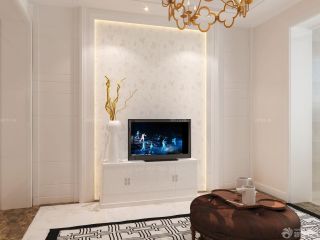 50平小户型客厅电视柜设计装修案例
