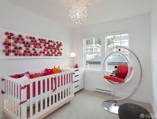 90平小户型3室两厅的房子婴儿房装修设计效果图