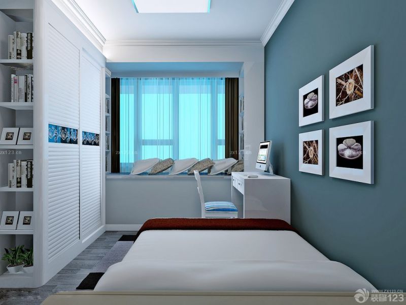 现代简约50平小户型卧室装修案例