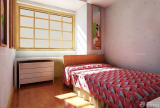 60平米两室一厅小户型女孩卧室装修效果图