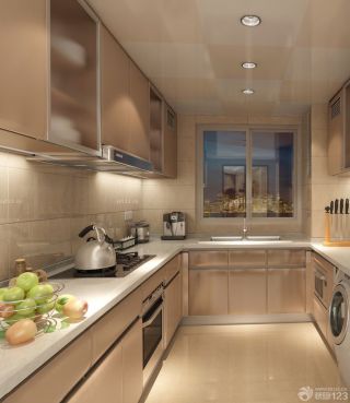 欧式60平米两室一厅小户型厨房橱柜装修效果图