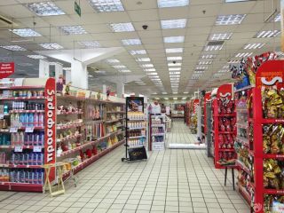 经典超市集成吊顶灯装修效果图