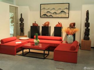 现代60平房子组合沙发装修设计效果图片大全