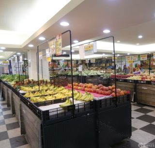 经典水果超市现代吊顶装修效果图