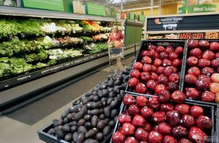 水果超市灰色地砖装修效果图片欣赏
