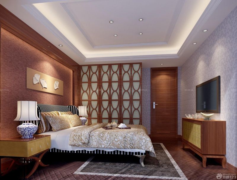 70平米两室现代卧室装修效果图片