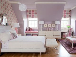 90平米两室两厅房子温馨卧室装修效果图片