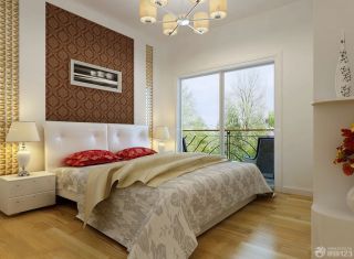 60平方一室一厅小户型床头墙装饰效果图