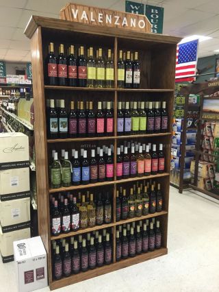 超市美式风格红酒柜图