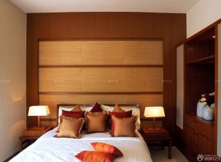 60平米房子床头背景墙装修设计效果图片