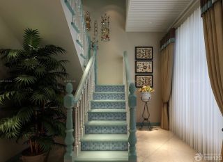 130平米房子室内楼梯装修效果图片