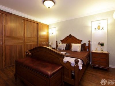 优客联邦3期-113㎡-美式风效果图