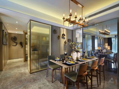 中交王府景-127㎡-现代风效果图