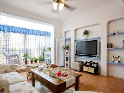 紫金时代-204㎡-地中海风效果图