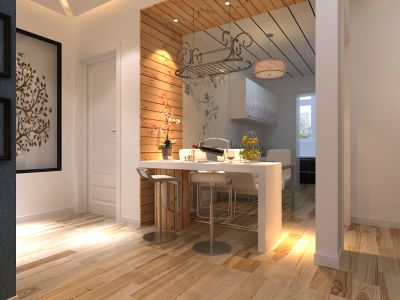 格林-126㎡-现代风效果图