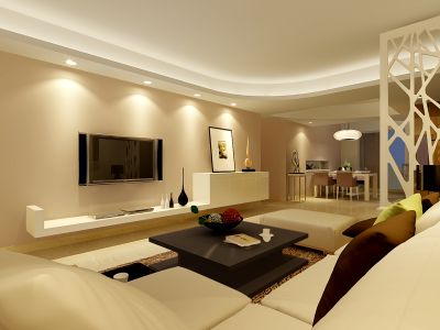 鸿云花园-150㎡-现代风效果图