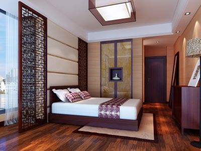 碧桂园-150㎡-中式风效果图