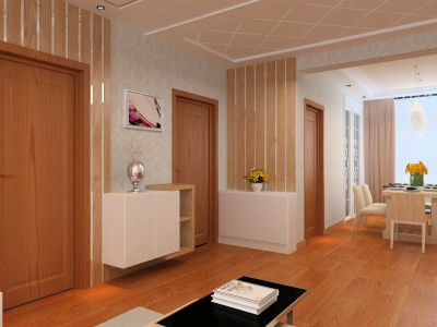 红山郡3期-140㎡-现代风效果图